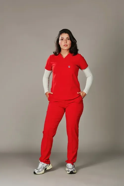 Uniforme Mujer Rojo Athletic